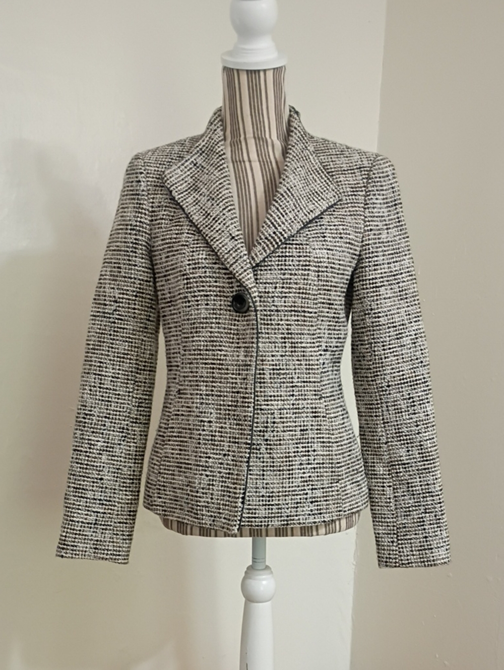 Classiques Entier Atelier Tweed Fitted Blazer Size XS